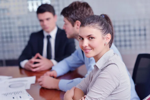 Business in einem Meeting im Büro — Stockfoto