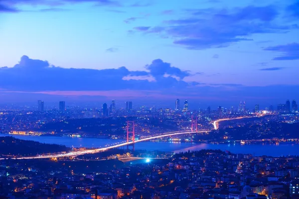 Istanbul Turecko Bosporský most — Stock fotografie