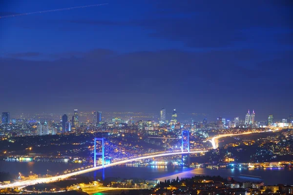 İstanbul Türkiye Boğazı Köprüsü — Stok fotoğraf