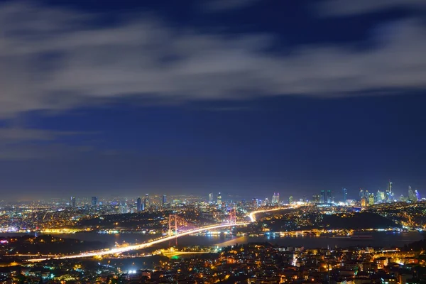 İstanbul Türkiye Boğazı Köprüsü — Stok fotoğraf