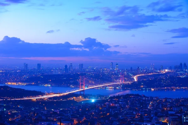Estambul Turquía Puente del Bósforo — Foto de Stock