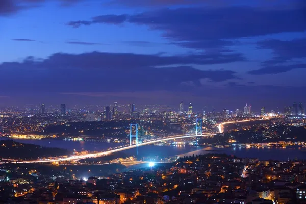 Istanbul Turcia Podul Bosfor — Fotografie de stoc gratuită