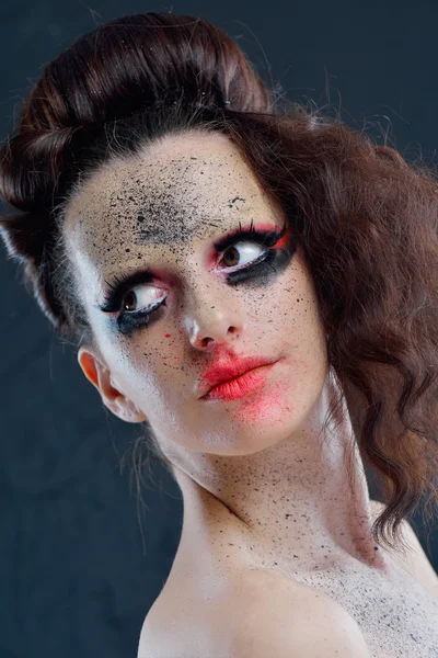 Vacker kvinna lyx makeup — Stockfoto
