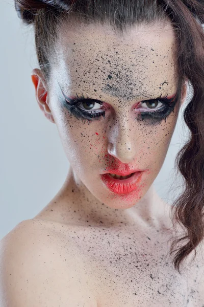 Mooie vrouw luxe make-up — Stockfoto