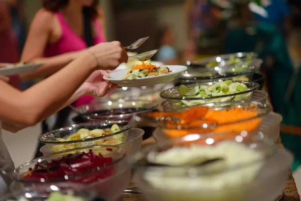 Buffet de alimentos — Fotografia de Stock