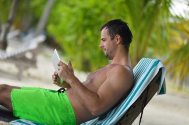 adam ralaxing ve kullanım tablet Beach