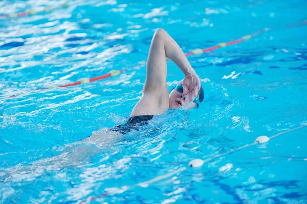 Schwimmerin — Stockfoto