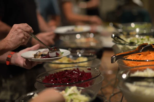 Buffet de alimentos — Fotografia de Stock