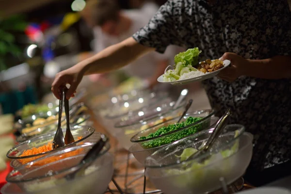 Buffet de alimentos — Fotografia de Stock