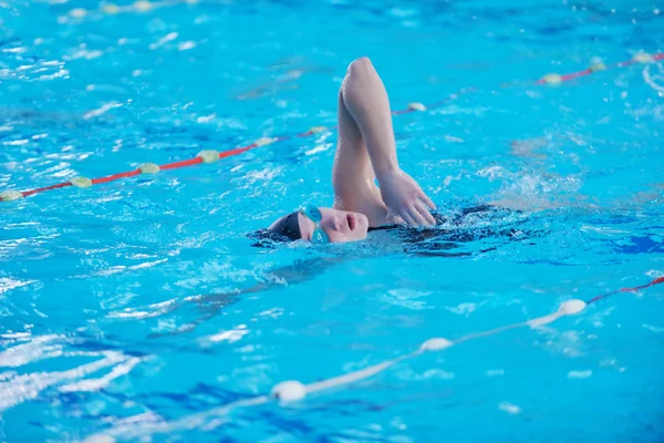 Schwimmerin — Stockfoto