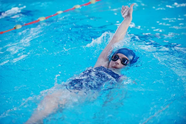 Schwimmerin — Stockfoto