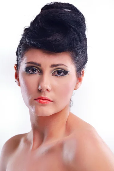 Beautiful Woman with Luxury Makeup — Stock Photo, Image