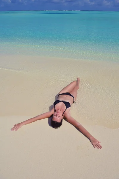 Happy woman at summer — Stock Photo, Image