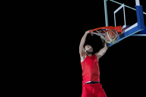 Jogador de basquete em ação — Fotografia de Stock