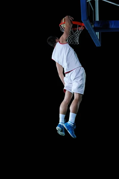 Баскетболіст в дії — стокове фото