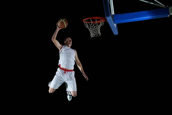 Basketballspieler in Aktion — Stockfoto