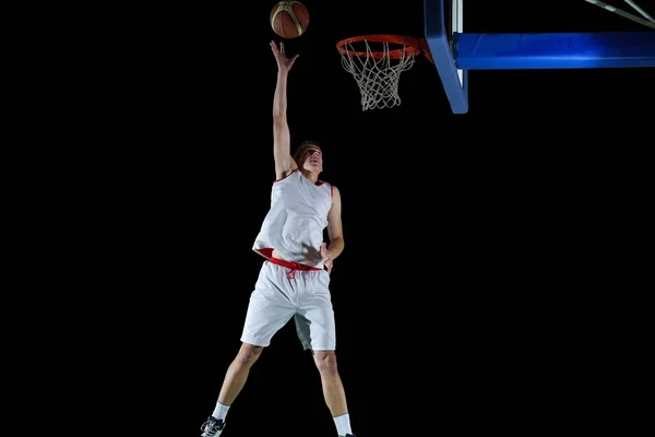 Basketballspieler in Aktion — Stockfoto