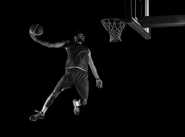 Joueur de basket en action — Photo