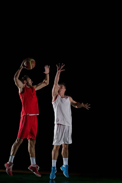 Basketbalista v akci — Stock fotografie