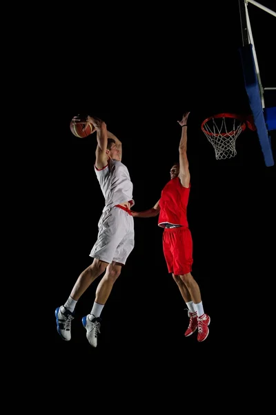 Basketballspieler in Aktion — Stockfoto