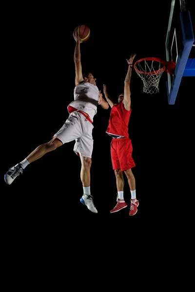 Basketballspieler in Aktion — Stockfoto