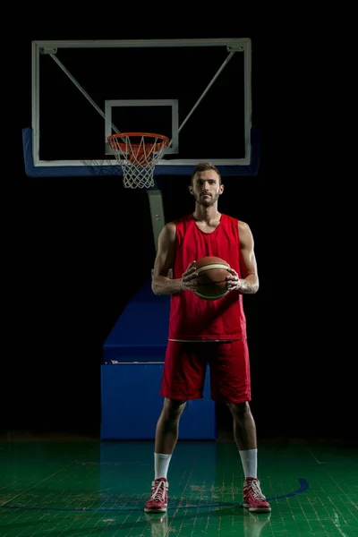 Basket spelaren porträtt — Stockfoto