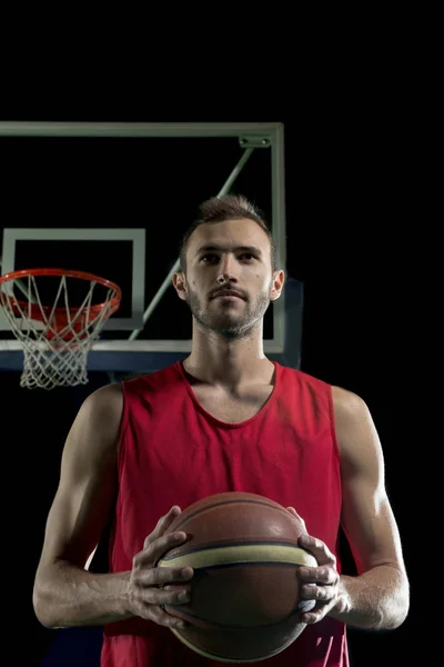 Basketballspieler-Porträt — Stockfoto