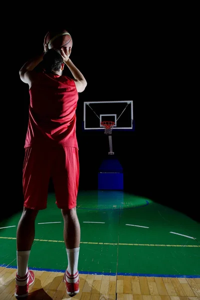 Jogador de basquete em ação — Fotografia de Stock