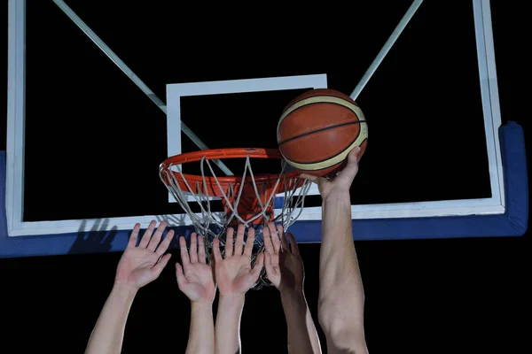 Basketbalista v akci — Stock fotografie