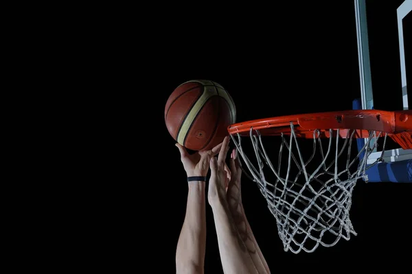 Basketbalista v akci — Stock fotografie