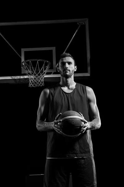 Basket spelaren porträtt Stockbild