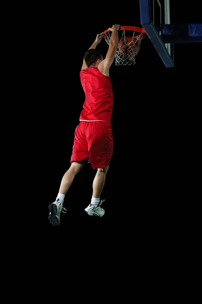 Jogador de basquete em ação — Fotografia de Stock