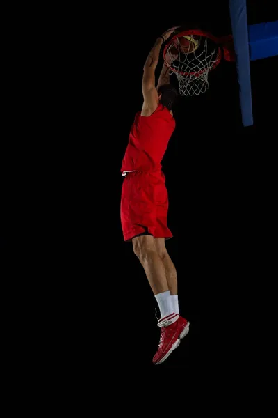 Basketbalista v akci — Stock fotografie