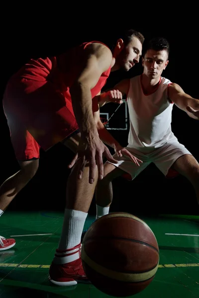 Basketbalista v akci — Stock fotografie