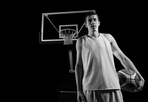 Retrato de jogador de basquete — Fotografia de Stock