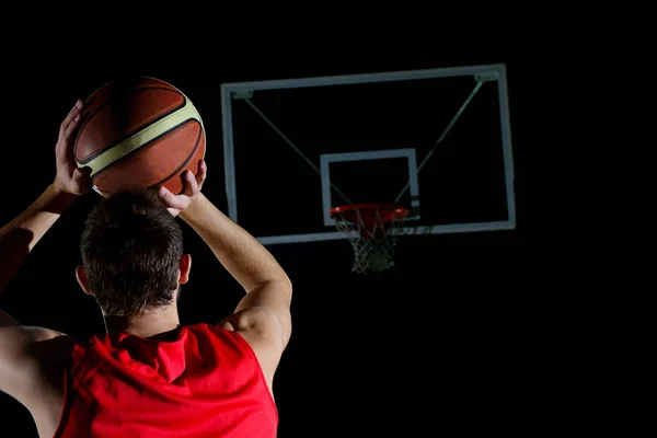 Jogador de basquete em ação — Fotografia de Stock