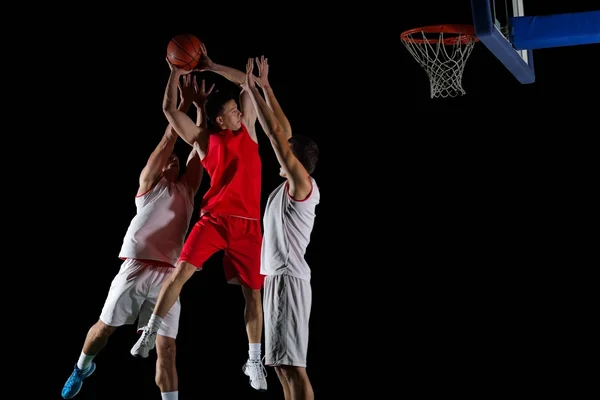 Basketbalista v akci — Stock fotografie