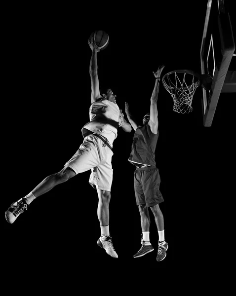 Basketballspieler in Aktion — Stockfoto