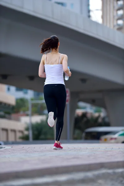 A reggel jogging nő — Stock Fotó