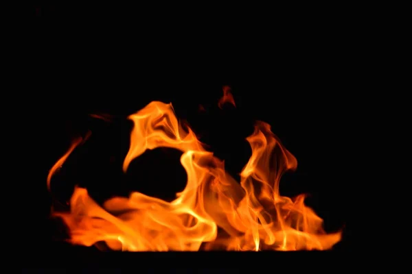 Tło płomienia ognia — Zdjęcie stockowe