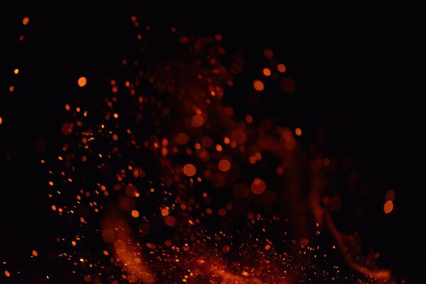 огненный фон