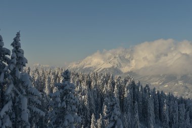 Kış Dağı Manzarası