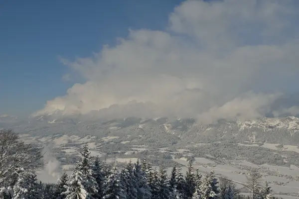 Inverno Montanha Paisagem — Fotografia de Stock