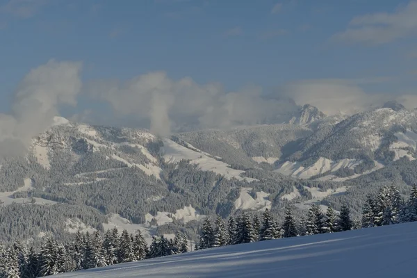 Vinterbergslandskap — Stockfoto