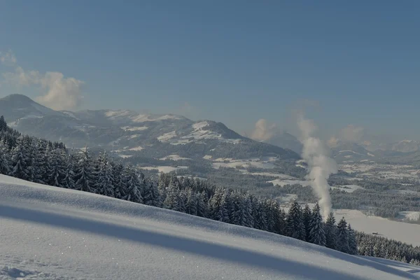 Inverno Montanha Paisagem — Fotografia de Stock