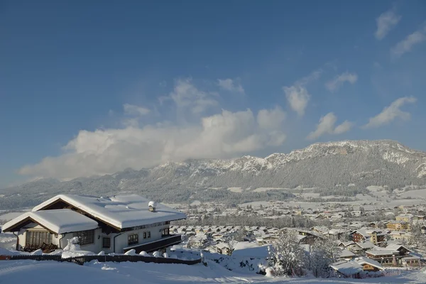 Winter holiday house — Stock Photo, Image