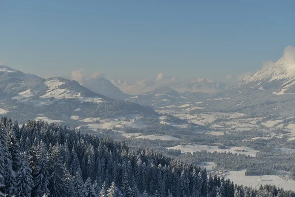 Vinterbergslandskap — Stockfoto