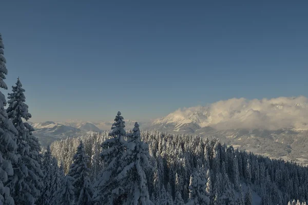 Vinterbergslandskap — Stockfoto