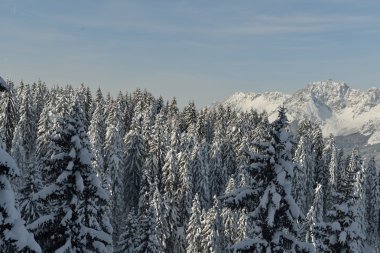Kış Dağı Manzarası