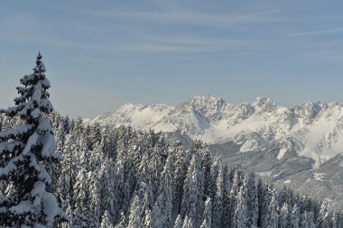 Kış Dağı Manzarası